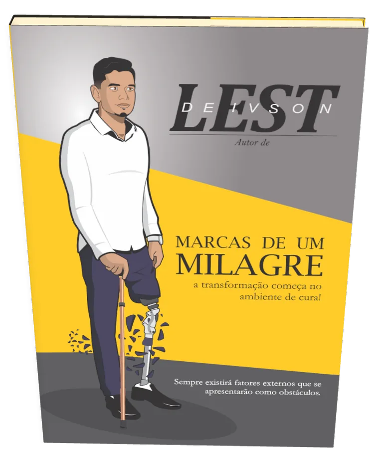 Capa do livro Marcas de um Milagre, de Deivson Lest.